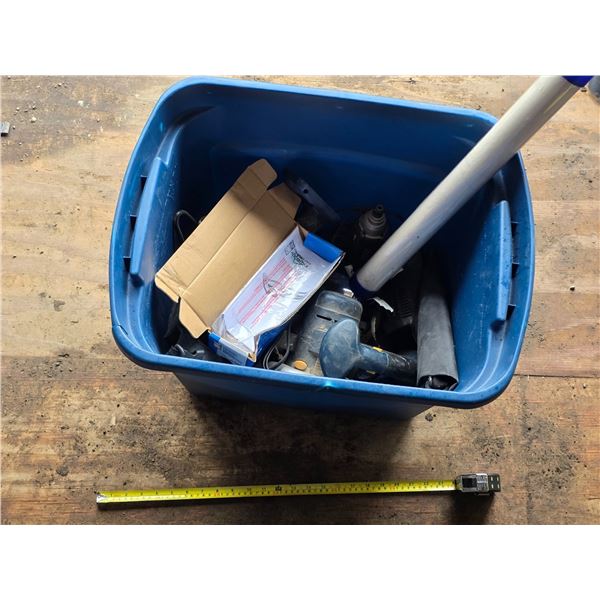 Tote with Ryobi tools- untested