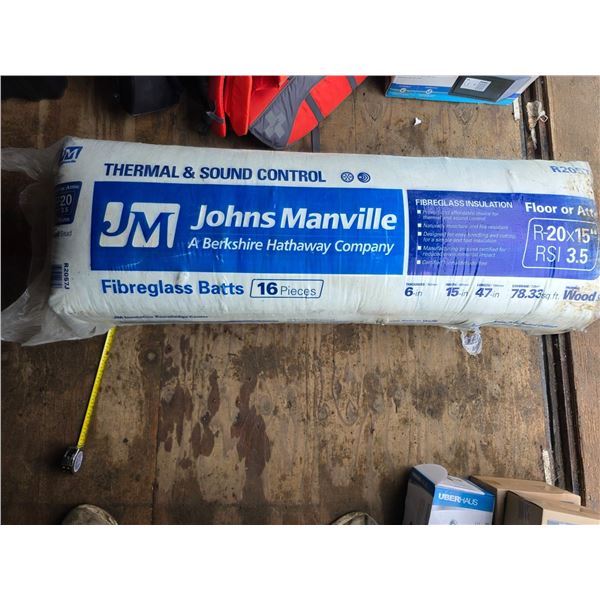 New bag of 16 piece insulations- fiber glass