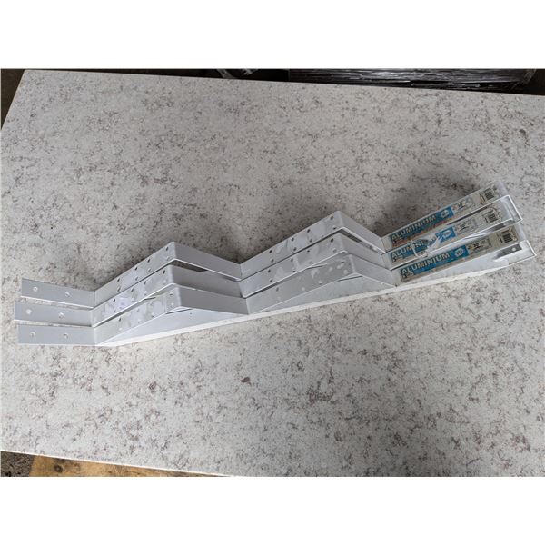3 aluminum stair risers, 30"