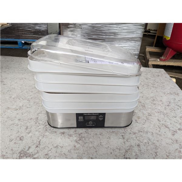 Hamilton beach food dehydrator, untested, 6 trays