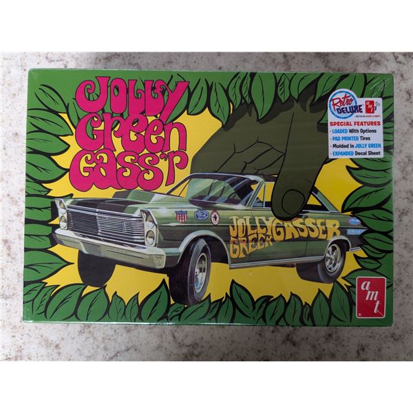 1965 ford galaxie "jollie green gassr" model,  1:25, sealed in box