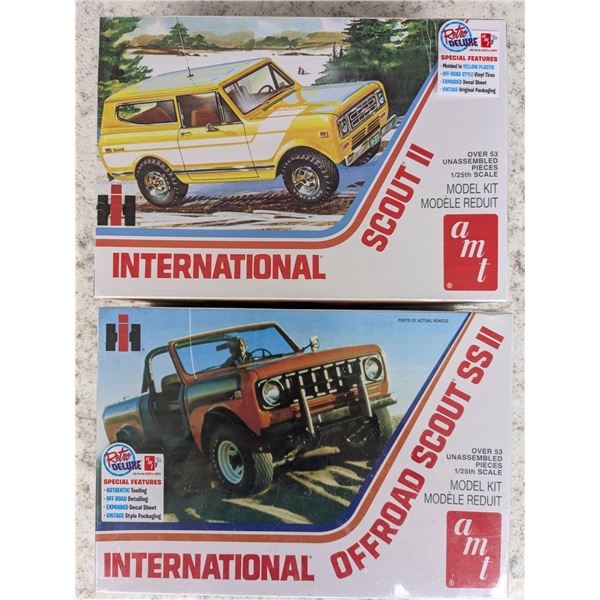 International scout 2 and offroad scout 2- models- 1-25 scale- sealed in box