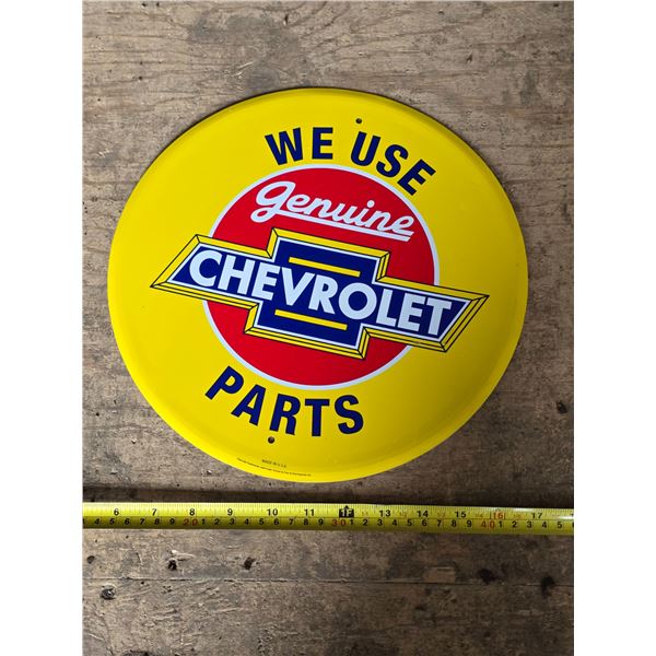 Reproduction chevy sign- 12"L