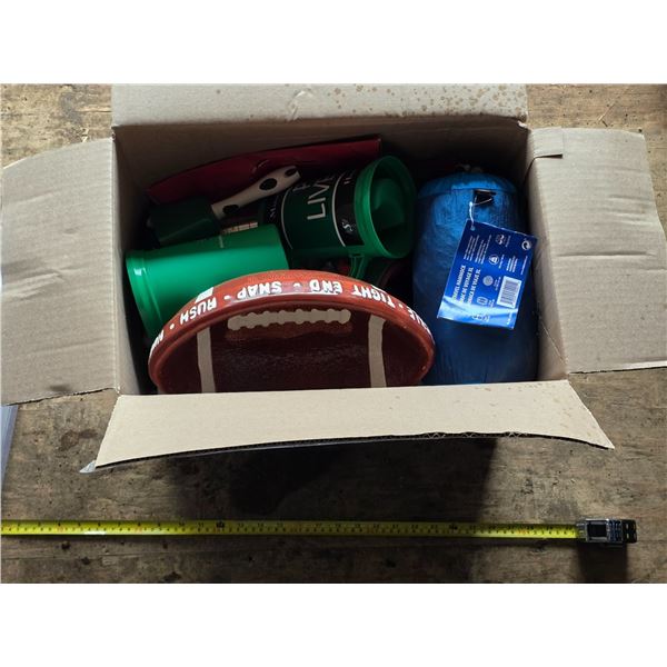 Box full of roughrider collectables