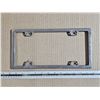 Image 1 : Vintage Chrome License Plate Frame