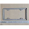 Image 2 : Vintage Chrome License Plate Frame