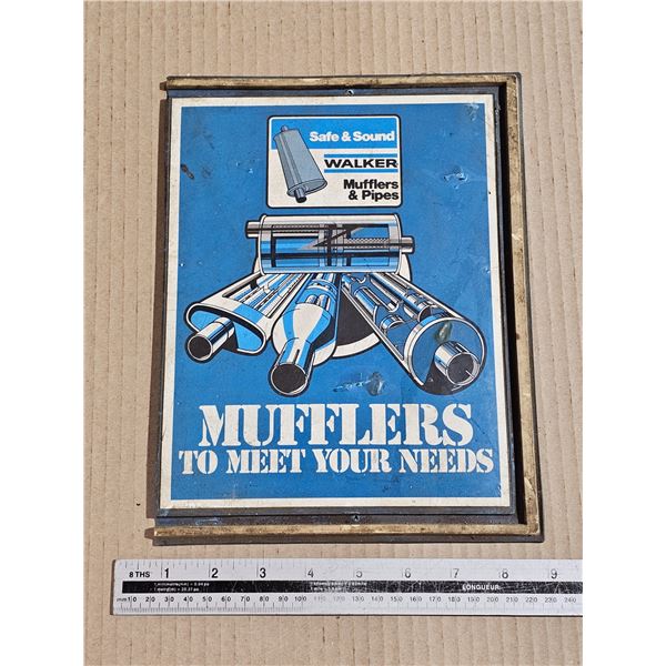 Rubber Walker Muffler Advertising Display Sign