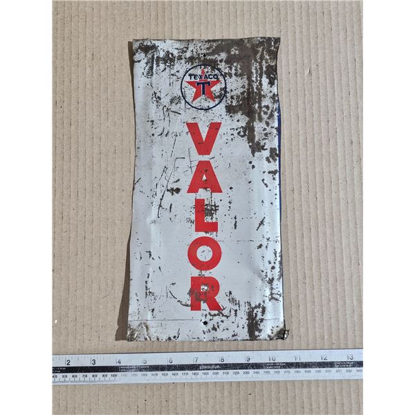 Metal Texaco Valor Advertising Item