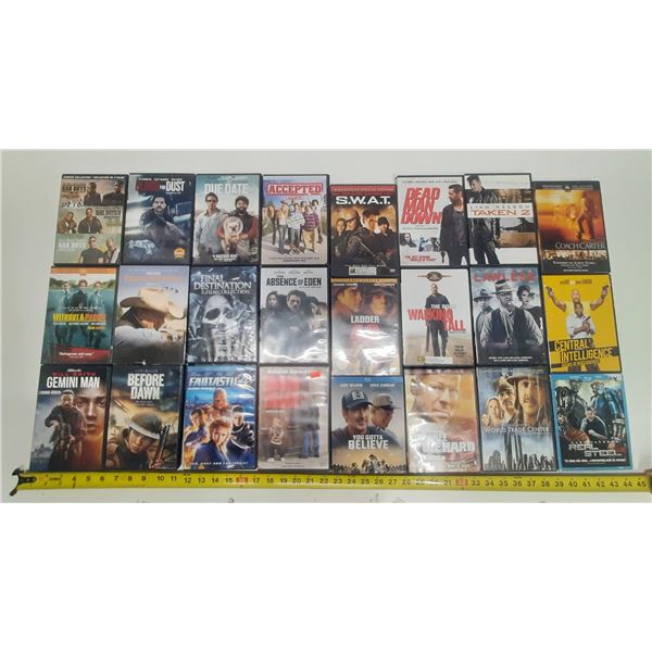 (24) Collection of Movies DVD.
