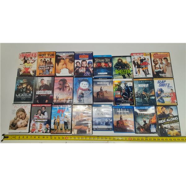 (24) Collection of Movies DVD.