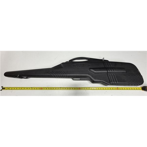Plano Gunslinger 1505 hard-shell rifle case made of black polyethylene. (Length 54")