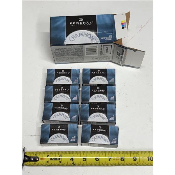 Federal Amunition Champion - .22 Cal. Long Rifle - (400 Rimfire Cartridges) "PAL REQUIRED"
