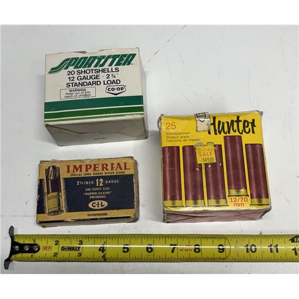 Imperial, Sportster, Hunter - 12 Gauge - 2 3/4 - Shotshells - (Total 28) "PAL REQUIRED"