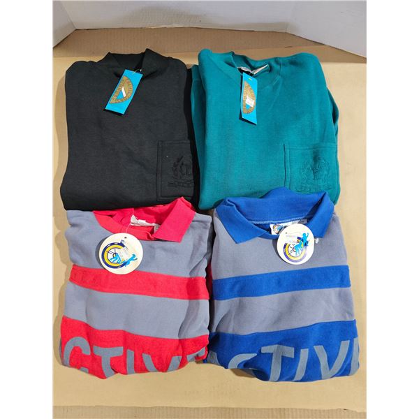 (4) NOS Super Soft Vintage Sweatshirts w/ Tags – Size Medium