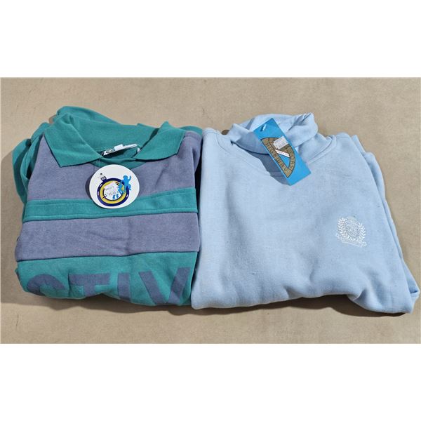 (2) NOS Super Soft Vintage Sweatshirts w/ Tags – Size Small