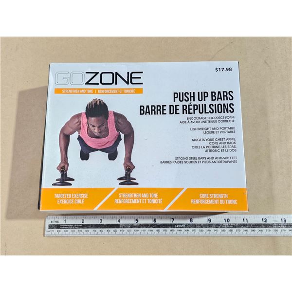 NEW in Box Go Zone Push Up Bars