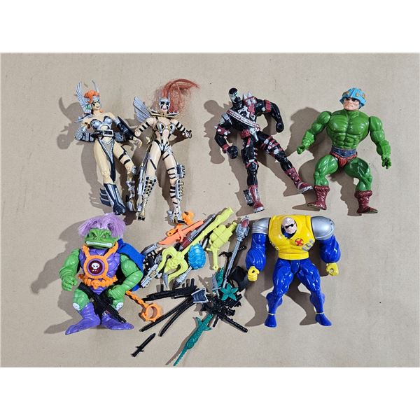 Lot of Vintage Action Figures