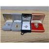 Image 1 : 3 gold tone rings, one pin