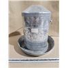 Image 1 : Galvanized Metal Chicken Feeder