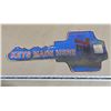 Image 2 : Vintage Metal Jet Key Shaped Advertising Sign