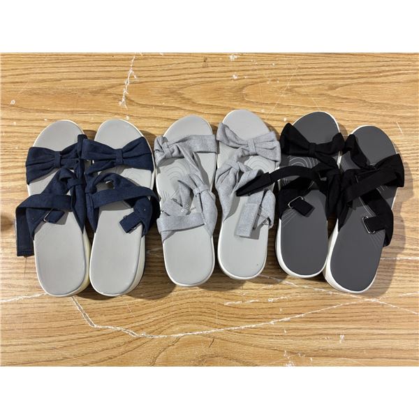 (3) orthopedic womens sandals size 8