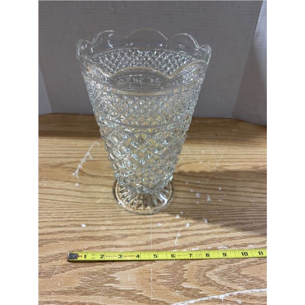 Large Crystal Vase.