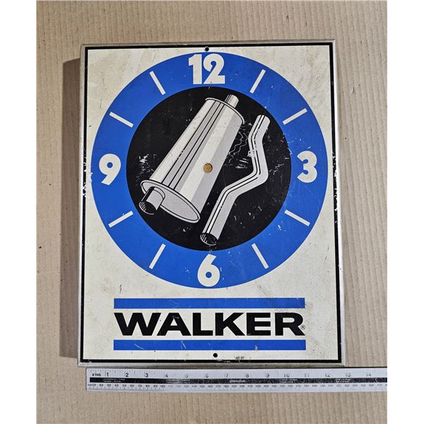 Vintage Walker Metal Advertising Clock Base