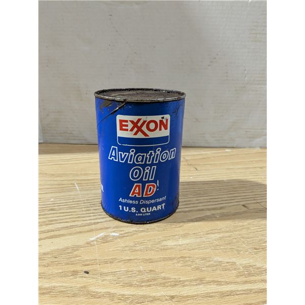 Full sealed vintage oil can