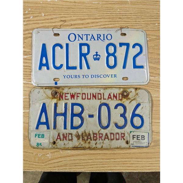 License plate bundles