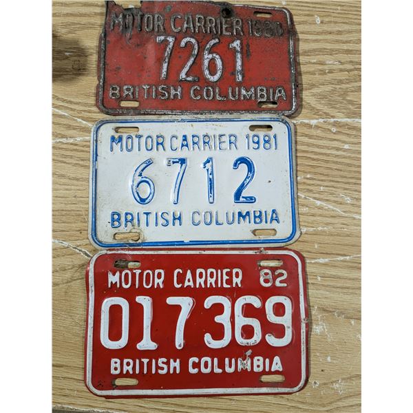 License plate bundles