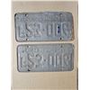 Image 5 : (5) 1976 Consecutive (inc. 2 pairs) Sask Farm License Plates