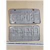 Image 2 : (2) 1972 /1976 Sask Farm Licence Plates