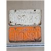Image 2 : (2) 1961/1963 Sask Licence Plates