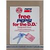 Image 2 : (5) Vintage Pepsi Cardboard Advertising Signs