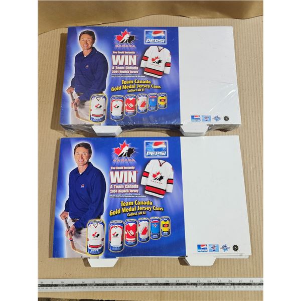 Stack of Pepsi Advertising feat. Wayne Gretzky
