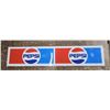 Image 1 : Long Pepsi Cola Plastic Sign – 15 x 71”