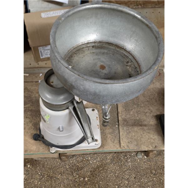 Vintage Westphalia cream separator with mixed matched bowl