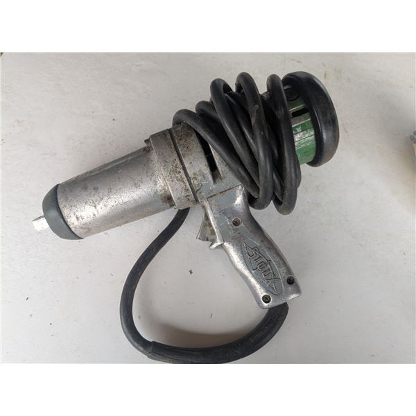 Vintage Sioux corded electric impact driver, 1/2", tested-works