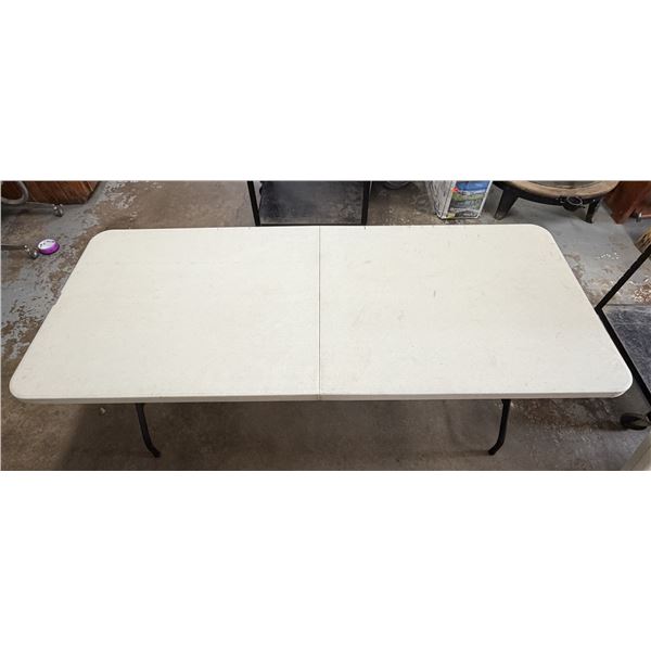 Folding Table. (Length 71.5" X Breadth 29.5" X Height 29")