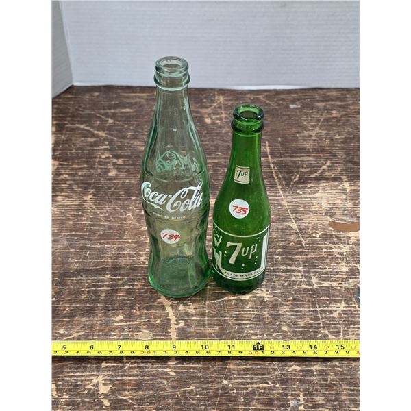 2 pop bottles