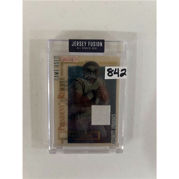 Warron Moon - Game Used Jersey Fusion Card