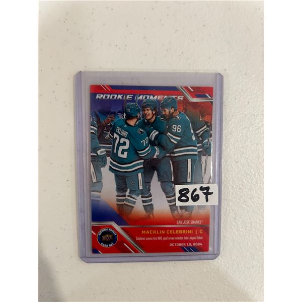 Macklin Celebrini - Rookie Card