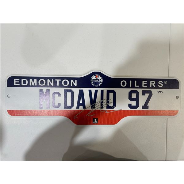 Connor McDavid Street Sign