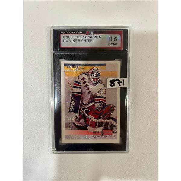 Mike Richter - Topps Premier - Graded Near Mint +