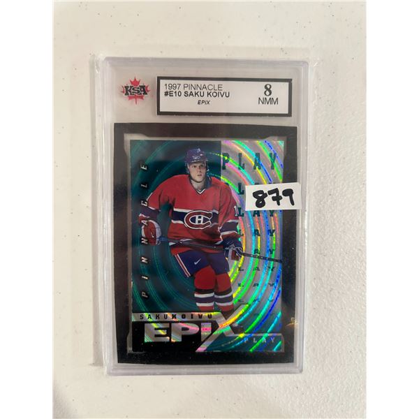 1997 Saku Koivu - Epix - Graded Near Mint/Mint