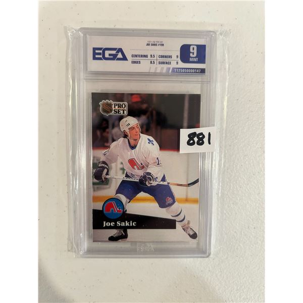 Joe Sakic - 1991 Pro-Set - Graded Mint