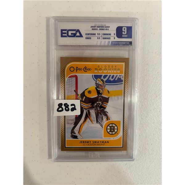 Jeremy Swayman Glossy Rookie - Graded Mint