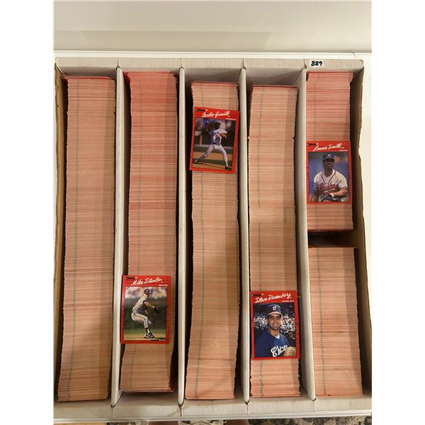Lage Box of Donruss Baseball Cards