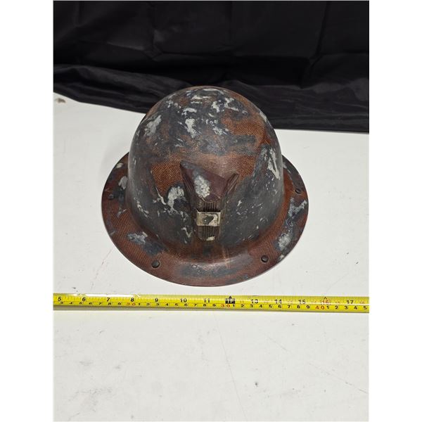 Vintage miner helmet
