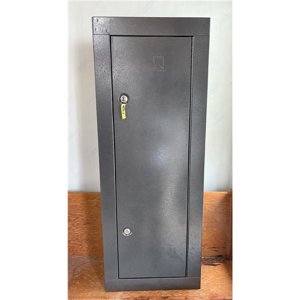 Homak gun safe (with Keys) is a heavy-duty security cabinet designed for storing firearms and ammuni